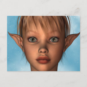 Carte Postale Cute Elf
