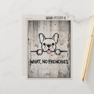Carte Postale Cute French Bulldog Voyage