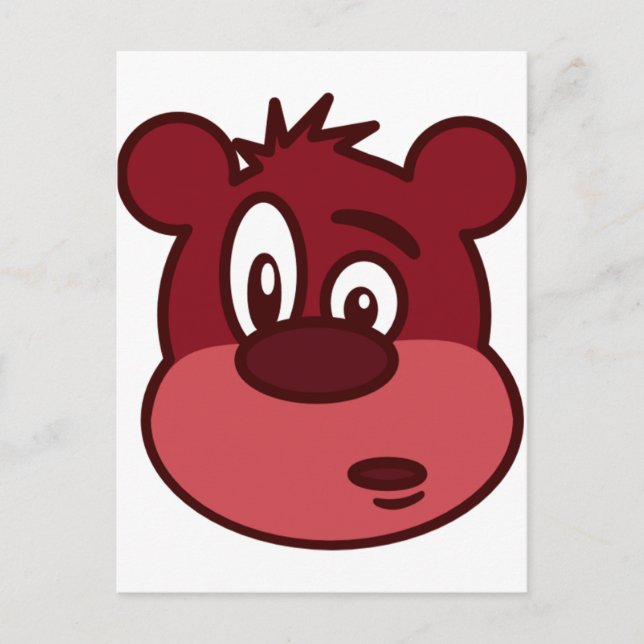 Carte Postale Cute Funny Winking Bear (Devant)
