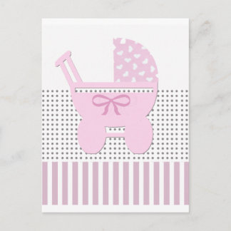 Carte Postale Cute Girl Carriage