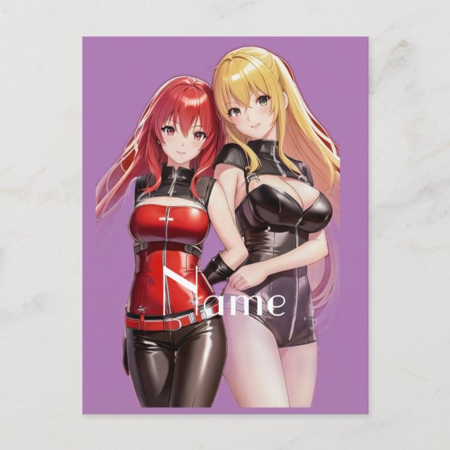 Carte Postale Cute Girls Anime Thunder_Cove  (Devant)
