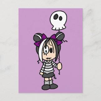 Carte Postale Cute Goth Girl