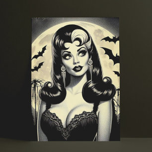 Carte Postale Cute Goth Girl