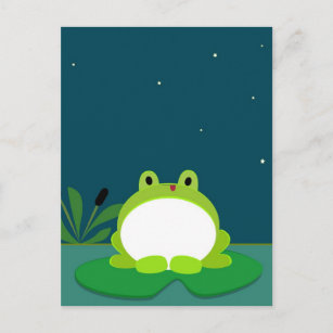 Carte Postale Cute grenouille