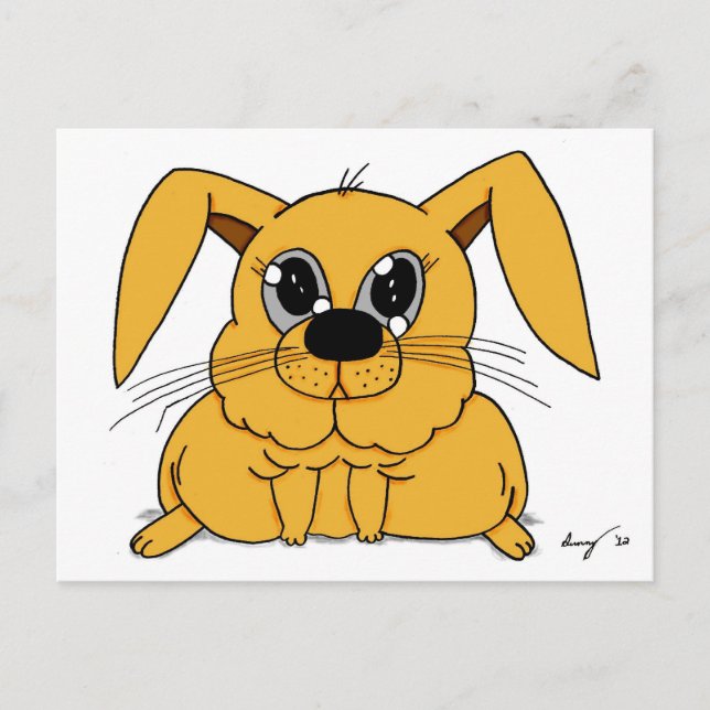 Carte postale Cute Grote Bunny (Devant)