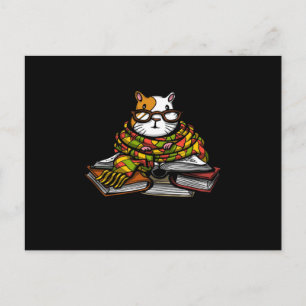 Carte Postale Cute guinéenne porc livre lecture   Cute Oreille