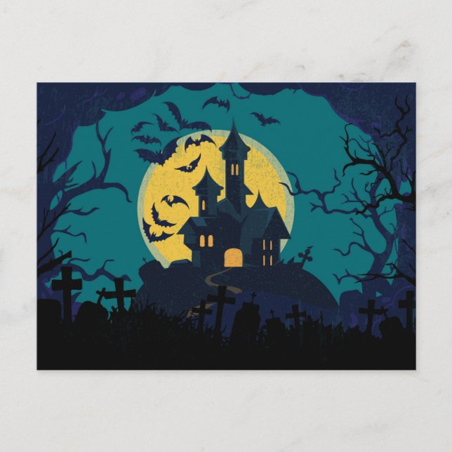 Carte Postale Cute Halloween (Devant)