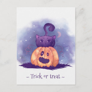 Carte Postale Cute Halloween