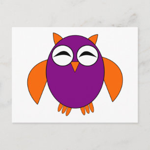 Carte postale Cute Halloween Owl