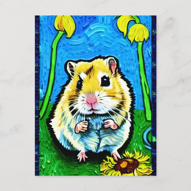 Carte postale Cute Hamster (Devant)