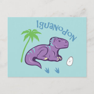 Carte Postale Cute Iguanodon
