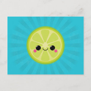 Carte Postale Cute Kawaii Lime