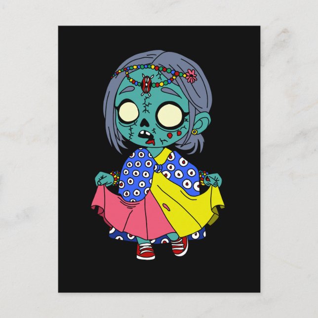 Carte Postale Cute kényan Zombie (Devant)