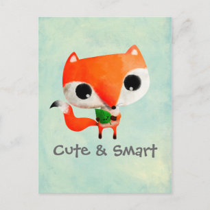 Carte Postale Cute Little Fox