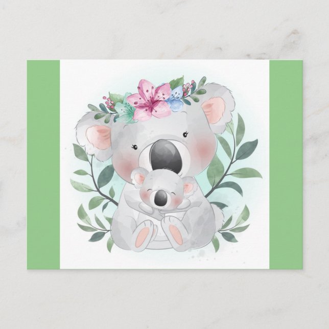 Carte Postale Cute Little Koala (Devant)