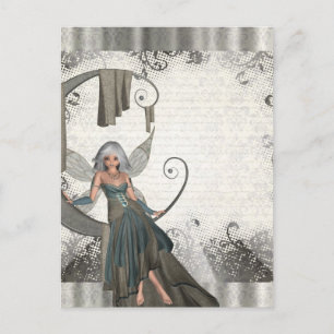 Carte Postale Cute manga fairy