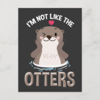 Cute Otter Citation Kawaii Amoureux des animaux