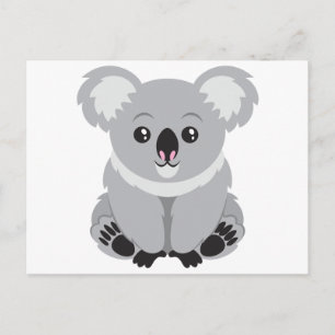 Carte Postale Cute Ours Koala