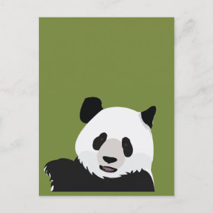 Carte Postale Cute ours Panda