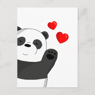 Carte Postale Cute panda
