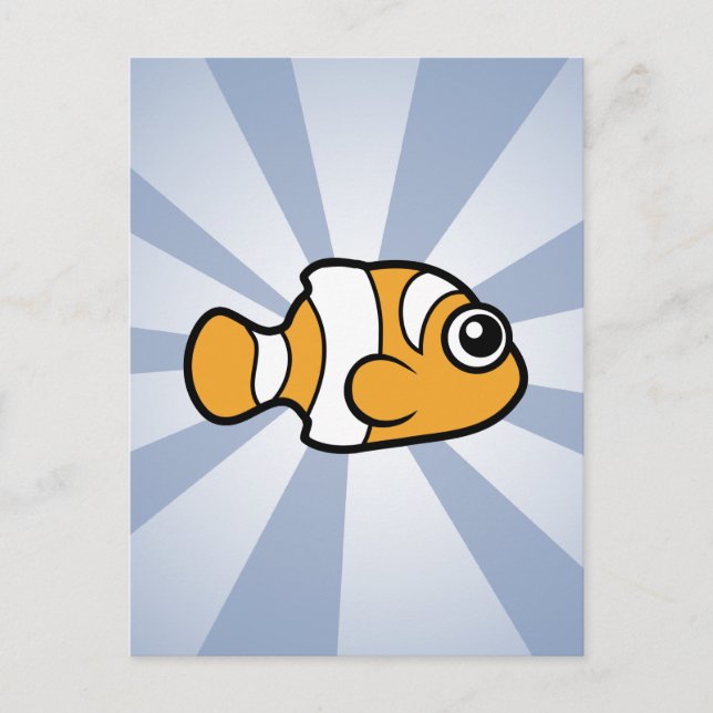 Carte Postale Cute poisson clown (Devant)