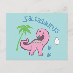 Carte Postale Cute Saltasaurus