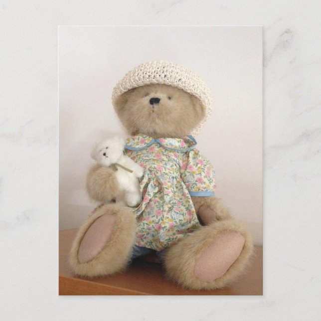 Carte Postale Cute Stuffed Teddy Bear (Devant)