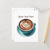Cute tasse café ajouter du texte