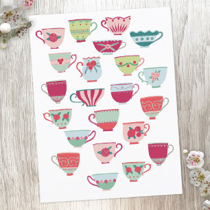 Carte Postale Cute Teacup