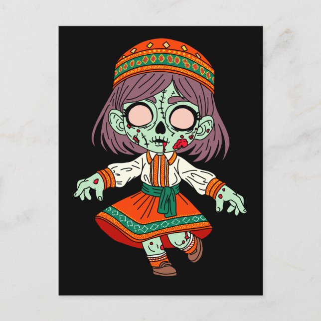 Carte Postale Cute Zombie arménien (Devant)