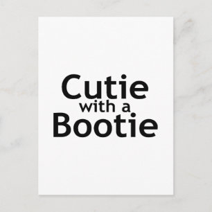 Carte Postale Cutie Avec Un Bootie
