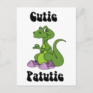 Carte Postale Cutie Patutie Dino