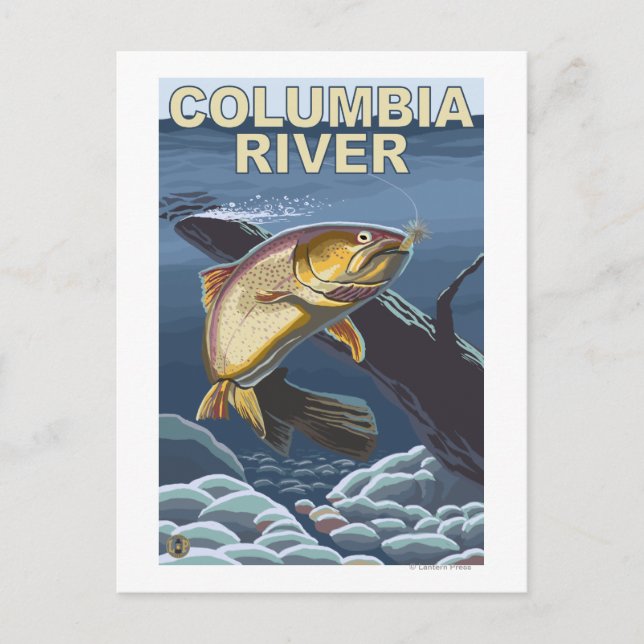 Carte Postale Cutthroat Trout Cross-Section (Devant)