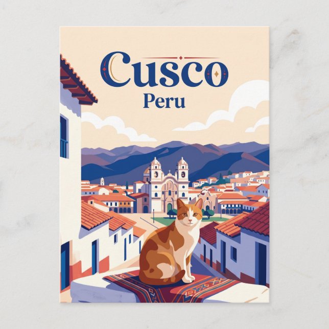 Carte Postale Cuzco Pérou (Devant)