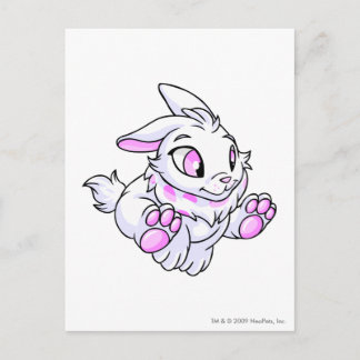 Carte Postale Cybunny blanc