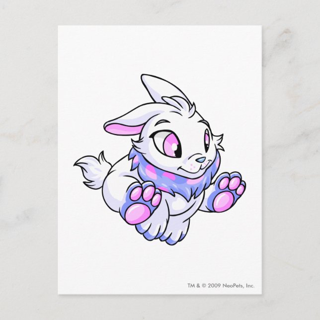 Carte Postale Cybunny bleu (Devant)