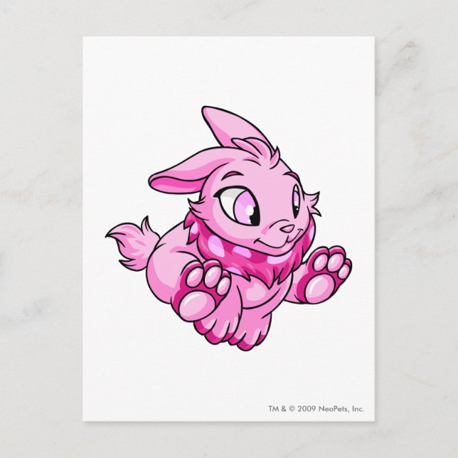 Carte Postale Cybunny Pink (Devant)