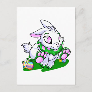 Carte Postale Cybunny vert à travers les moteurs