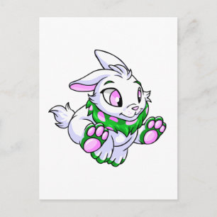 Carte Postale Cybunny vert course