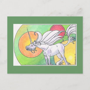 Carte Postale Cycle Unicorn - Printemps ©1999