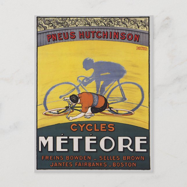 CARTE POSTALE CYCLES METEORE (Devant)