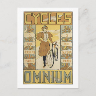 Carte Postale Cycles Omnium
