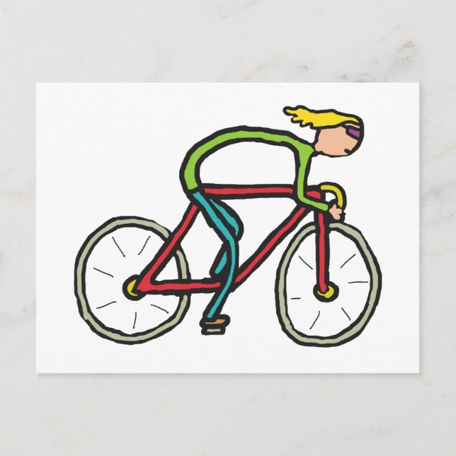 Carte Postale Cyclisme (Devant)