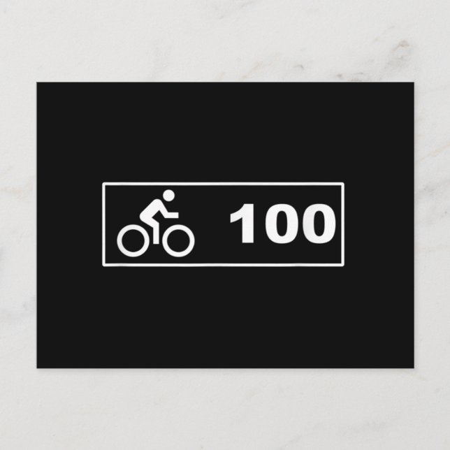 Carte Postale Cyclisme - Century Ride 100 (Devant)