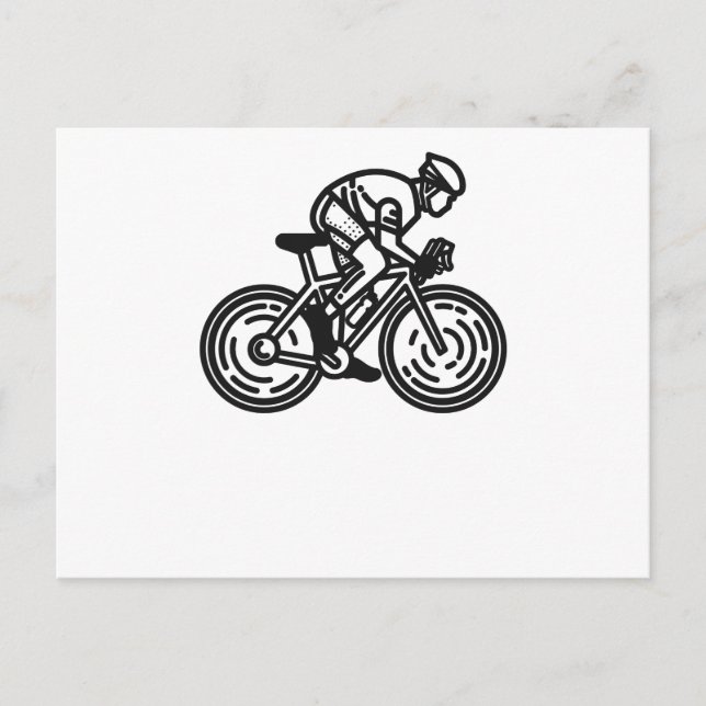 Carte Postale cycliste (Devant)