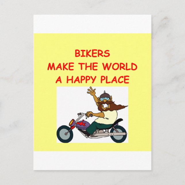 Carte Postale cycliste (Devant)