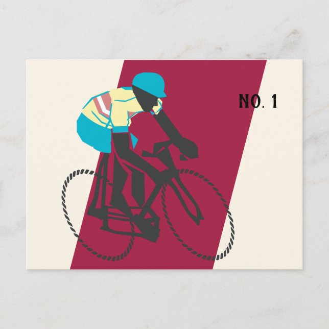 Carte Postale Cycliste n° 2 (Devant)