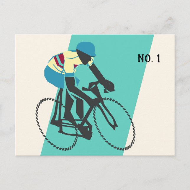 Carte Postale Cycliste n° 3 (Devant)