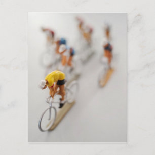 Carte Postale Cyclistes modèles