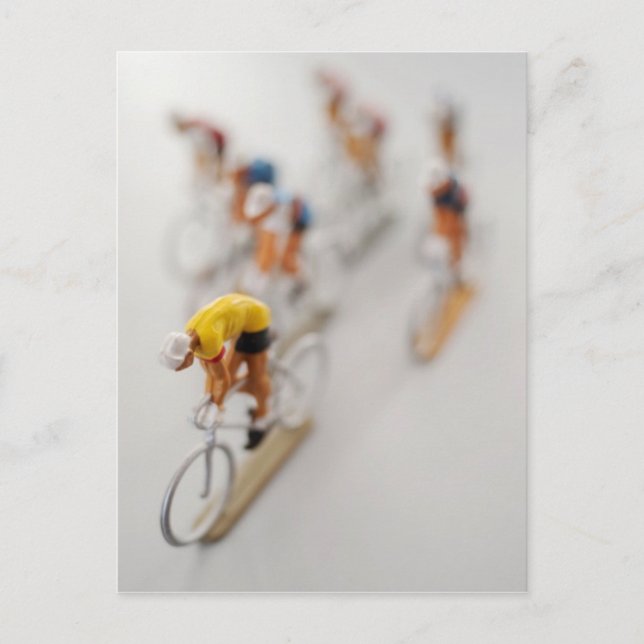 Carte Postale Cyclistes modèles (Devant)